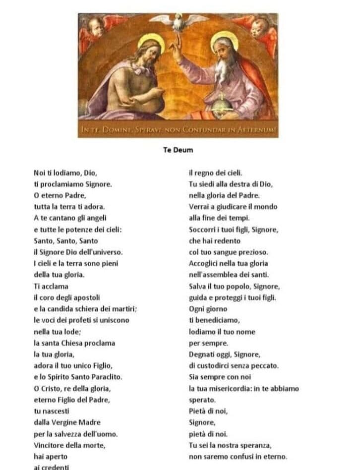 Canto Te Deum