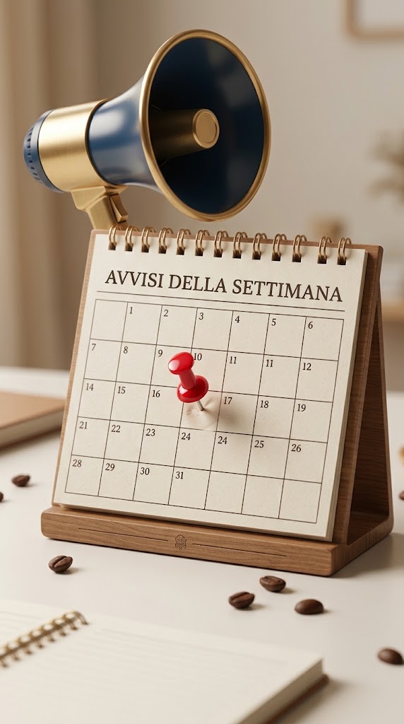 Avvisi settimana vertic
